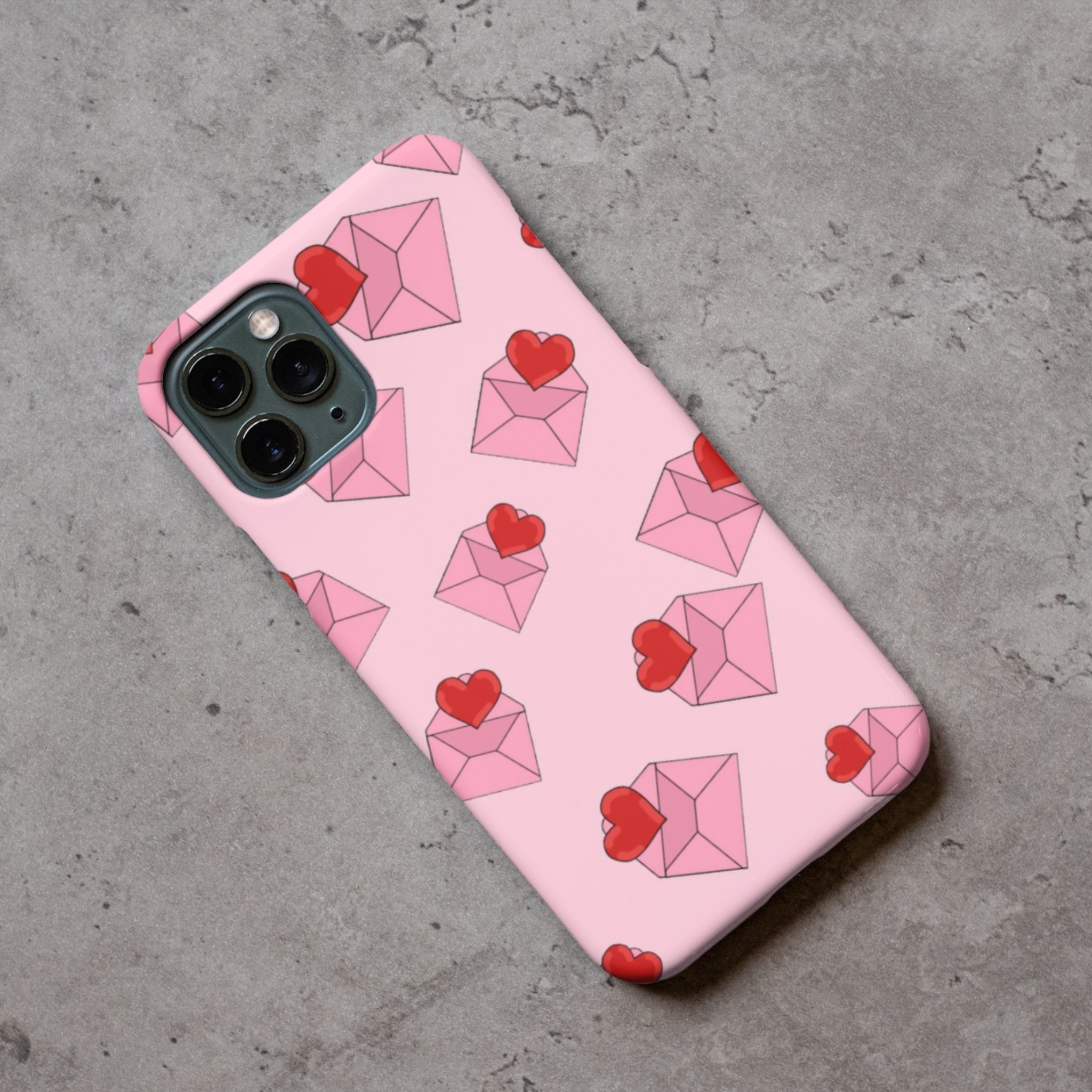 Tender Pink Love iPhone Case